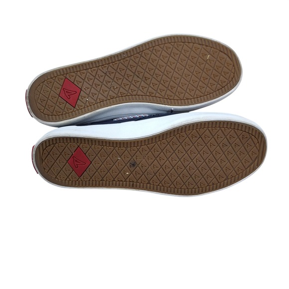 Sperry Top-Sider Crest Vibe Navy Blue Leather Boat Shoe Sneaker Womens 7.5 - Picture 5 of 5